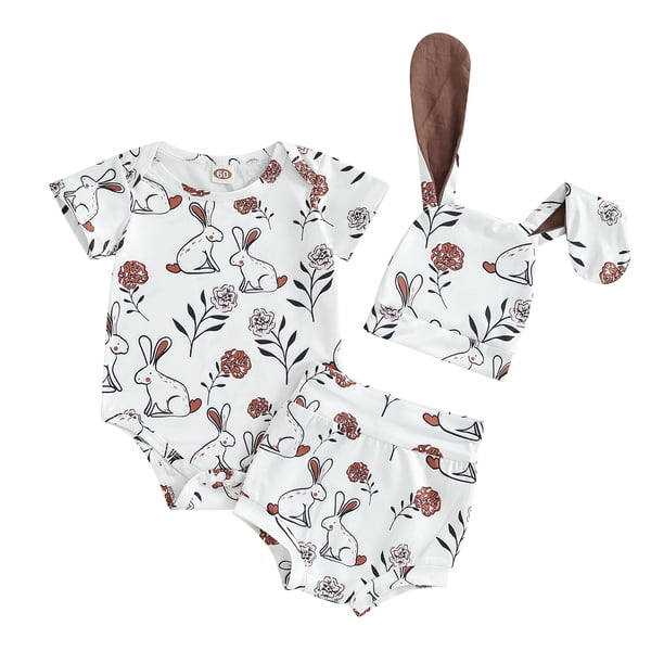 Accessoires de photographie de nouveau-né en trois pièces, accessoires de photoshoot de bébé de costume de lapin pour les vêtements de photo de bébé nouveau-né