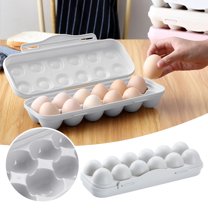 Huayishang Storage Box 12-Grid Anti-Collision and Damage Egg Storage Box B, Kitchen Essentials Clearance Sale