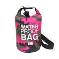 thumbnail image 1 of Sonducket Bolsa de natación impermeable de 15/20L/30L, de saco seco, colores de camuflaje, pesca, canotaje, kayak, almacenamiento, bolsa de Deportes acuáticos Camuflaje rojo rosa 19 x 40 cm, 1 of 6