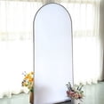 thumbnail image 5 of Balsa Circle 6 ft White Fitted Matte Spandex Round Top Wedding Arch Backdrop Stand Cover Party Events Decorations, 5 of 8