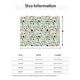 thumbnail image 5 of Fuzoiu Cartoon Dinosaur Print Flannel Blanket,Throw Blanket,Flannel Home Decor,Fleece Bed Blankets,Cozy Soft Blanket for Bed, Sofa, Camping, and Travel-60"x50", 5 of 6