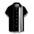 thumbnail image 2 of EQWLJWE Men's Short Sleeve Shirt Men's Summer Fashion Hawaiian Style Short Sleeve Casual Shirts, 2 of 5