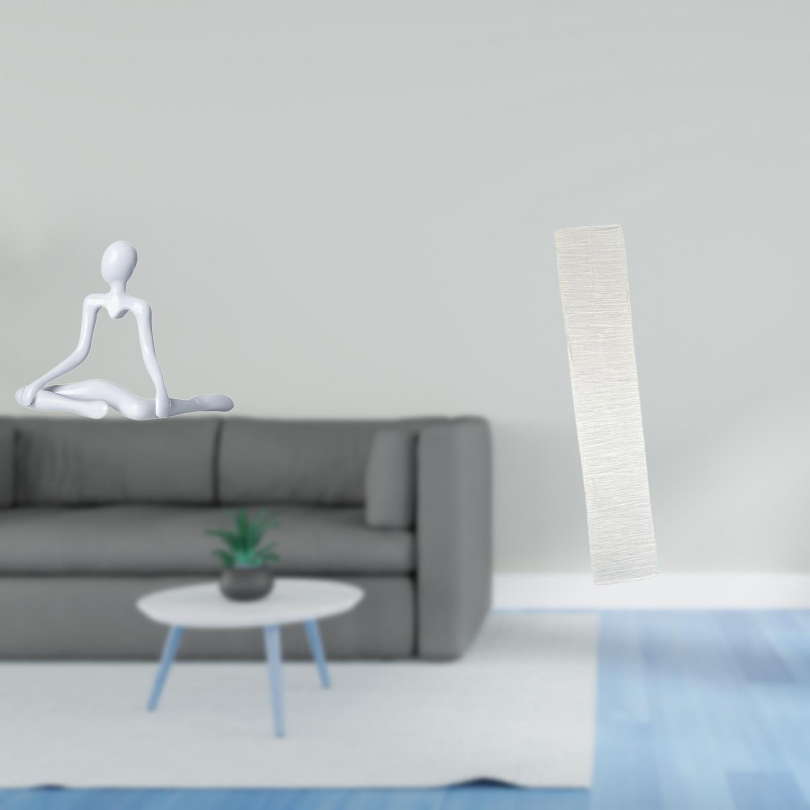 Desktop Figurine Thinker Abstract Sculpture Floor Lamp Shade Lightweight Material for Home Office Living Room Decoration