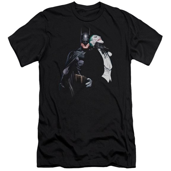 Batman Joker Choke S/S Adult 30/1 T-Shirt Black