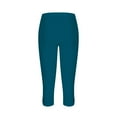 thumbnail image 4 of AherBiu Capri Leggings for Women Yoga Capris Stretchy Comfy Summer 3/4 Length Bottoms Pants Activewear, 4 of 7