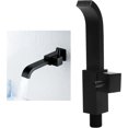 thumbnail image 5 of Wall Mounted Sink Mixer Tap G1/2 Cold Water Faucet Copper Wall Mounted Faucet Extra Wide Spout Faucet Concealed Faucet One Handle Kitchen Bathroom Faucet Wall Mount, 5 of 5