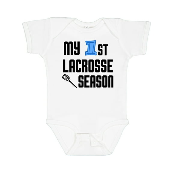 Inktastic My 1st Lacrosse Season Boys Baby Bodysuit