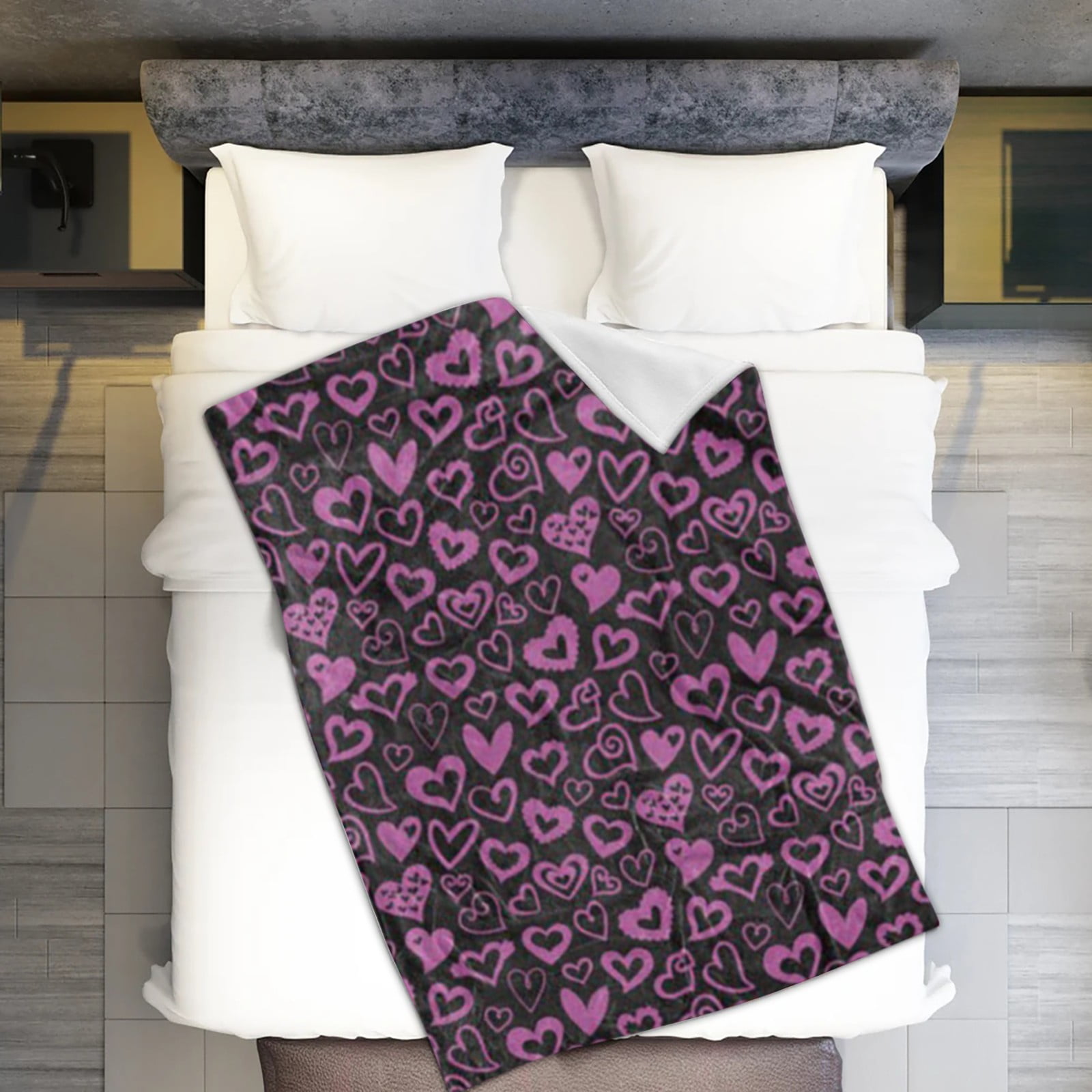 Weighted Blanket Clearance! Valentine's Day Blanket Flannel Decorative Blanket Air Conditioning Blanket Throw Blanket Valentines Day Decorations 1X Blanket