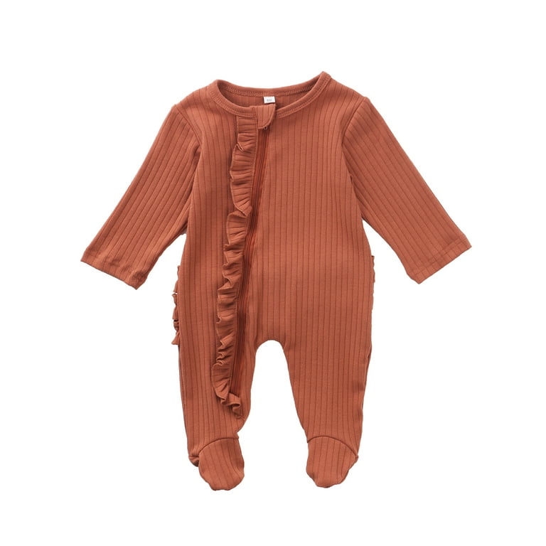 Ruffle baby online pajamas