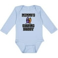 thumbnail image 3 of Inktastic Mommy Surfing Buddy Surfboard Boys or Girls Long Sleeve Baby Bodysuit, 3 of 5