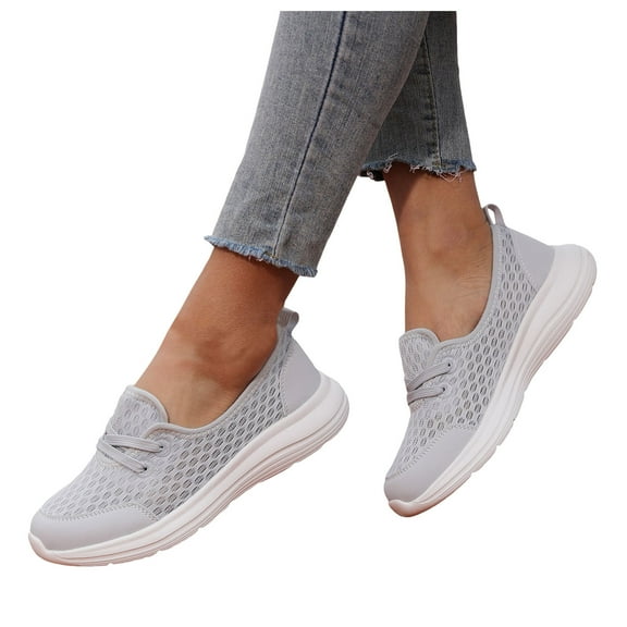 Barefoot Walking Shoes for Women Comfortable Mesh Slip on Loafers Casual Flats Lightweight Tennis Sneakers