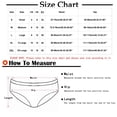 thumbnail image 3 of All Season Panties for Women Lightweight Women Fashion Solid Color Low Rise Thong Breathable Leisure Briefs Seamless Underwear Plus Size Daily Panties, 3 of 3