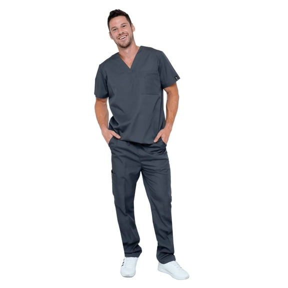 Men's 6 Pocket Soft Stretch Uniform Scrubs - Style ST101