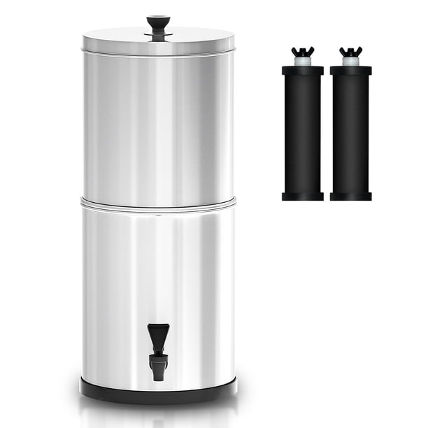 Purificador al aire libre Irfora Sistema de filtro de agua por gravedad Cubo de filtración de agua para el hogar Camping al aire libre Senderismo Preparación para emergencias Irfora Purificador al aire libre