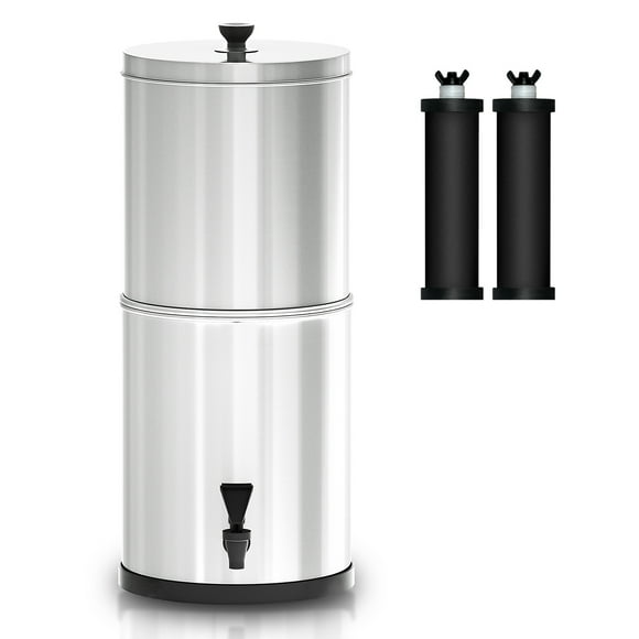 Eccomum Gravity Water Filter System Water Filtration Bucket for Home Outdoor Camping Hiking Emergency Preparedness