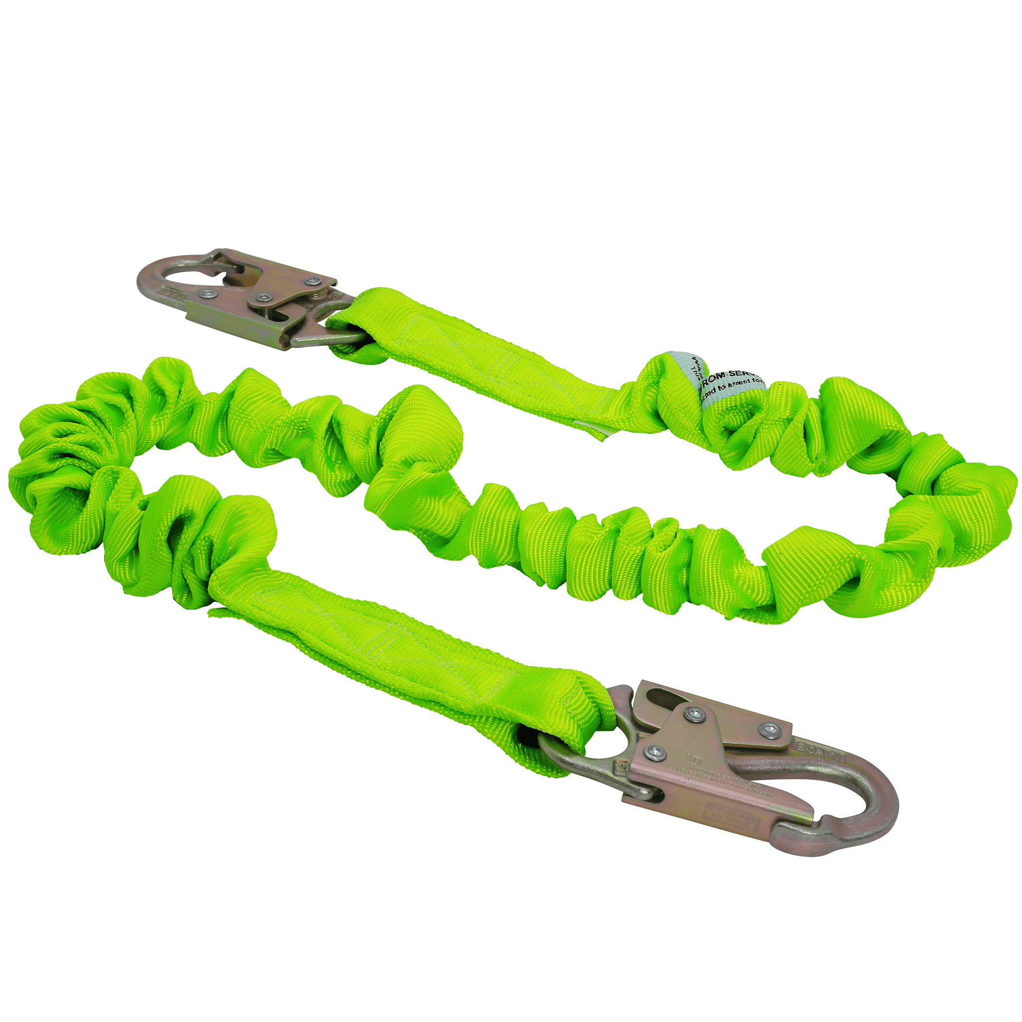 JORESTECH Single Leg Internal Shock-Absorbing Lanyard with Snap Hooks