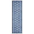 thumbnail image 2 of Alfombras Haperlare para sala de estar, estilo bohemio, con respaldo de goma, lavables, para dormitorio, suaves, 60 x 180 cm, azul marino, 2 of 6