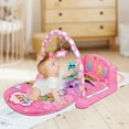 thumbnail image 2 of HDUTNGISN Baby Play Mat Gym with Piano & Toys-Tummy Time Activity Mat for Infants 0-12M (Pink), 2 of 10
