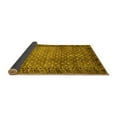 thumbnail image 2 of Ahgly Company Indoor Round Southwestern Yellow Country Area Rugs, 6' Round, 2 of 4