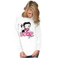 thumbnail image 4 of Vintage Betty Boop Cartoon Love Women Plus Size Long Sleeve Tee Brisco Brands 3X, 4 of 6