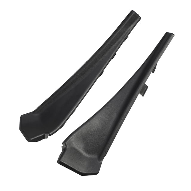 Embellecedores de esquina para parabrisas delantero Unique Bargains Cubierta de limpiaparabrisas de Plástico duradero negro