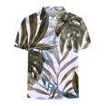 thumbnail image 4 of ZCFZJW Mens Tropical Shirts Casual Floral Print Summer Short Sleeve Button V Neck Graphic Tees Shirt Tops Loose Lightweight Comfy Pullover T-Shirts Multicolor#13 XL, 4 of 5