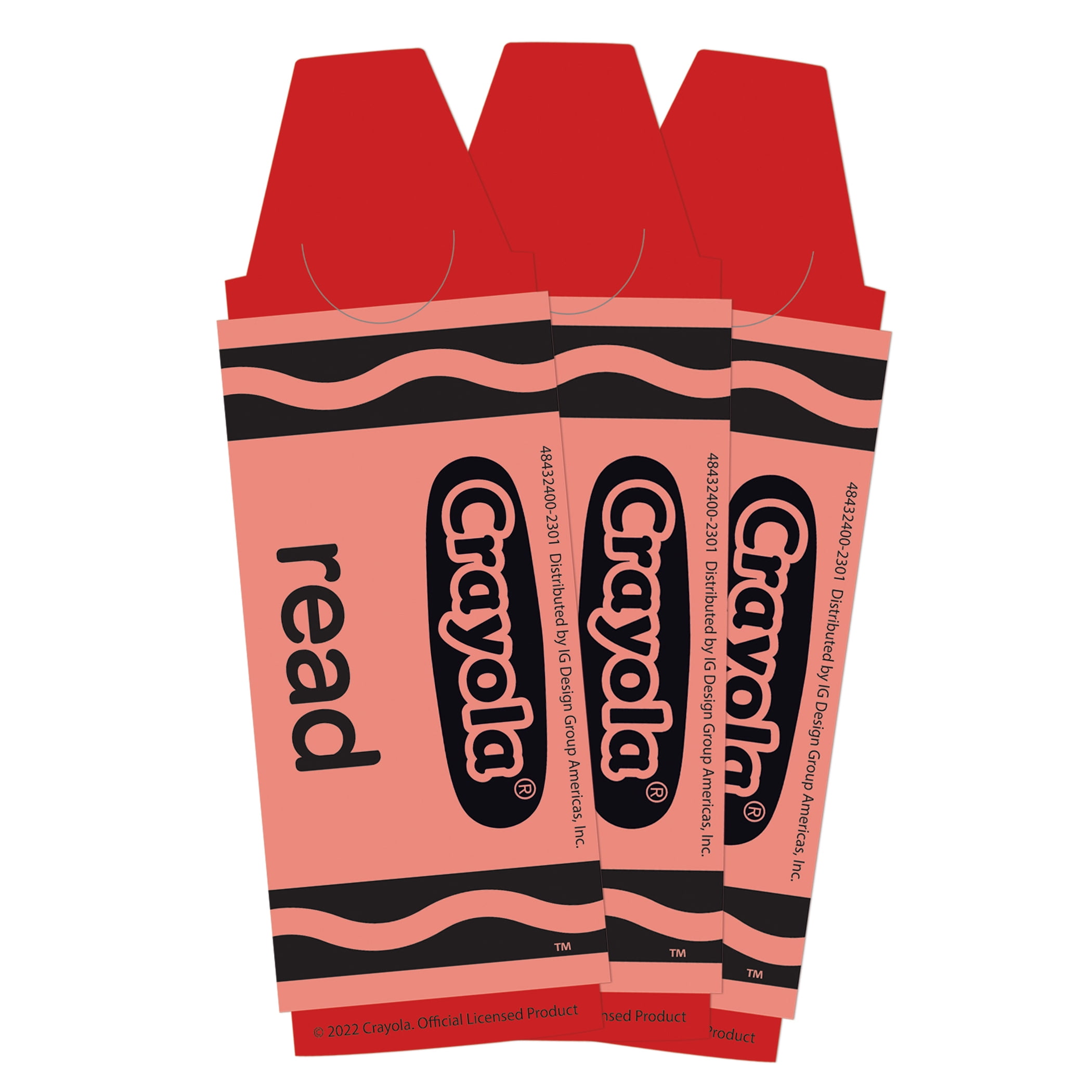 Eureka Crayola Bookmark, 36 Per Pack, 6 Packs