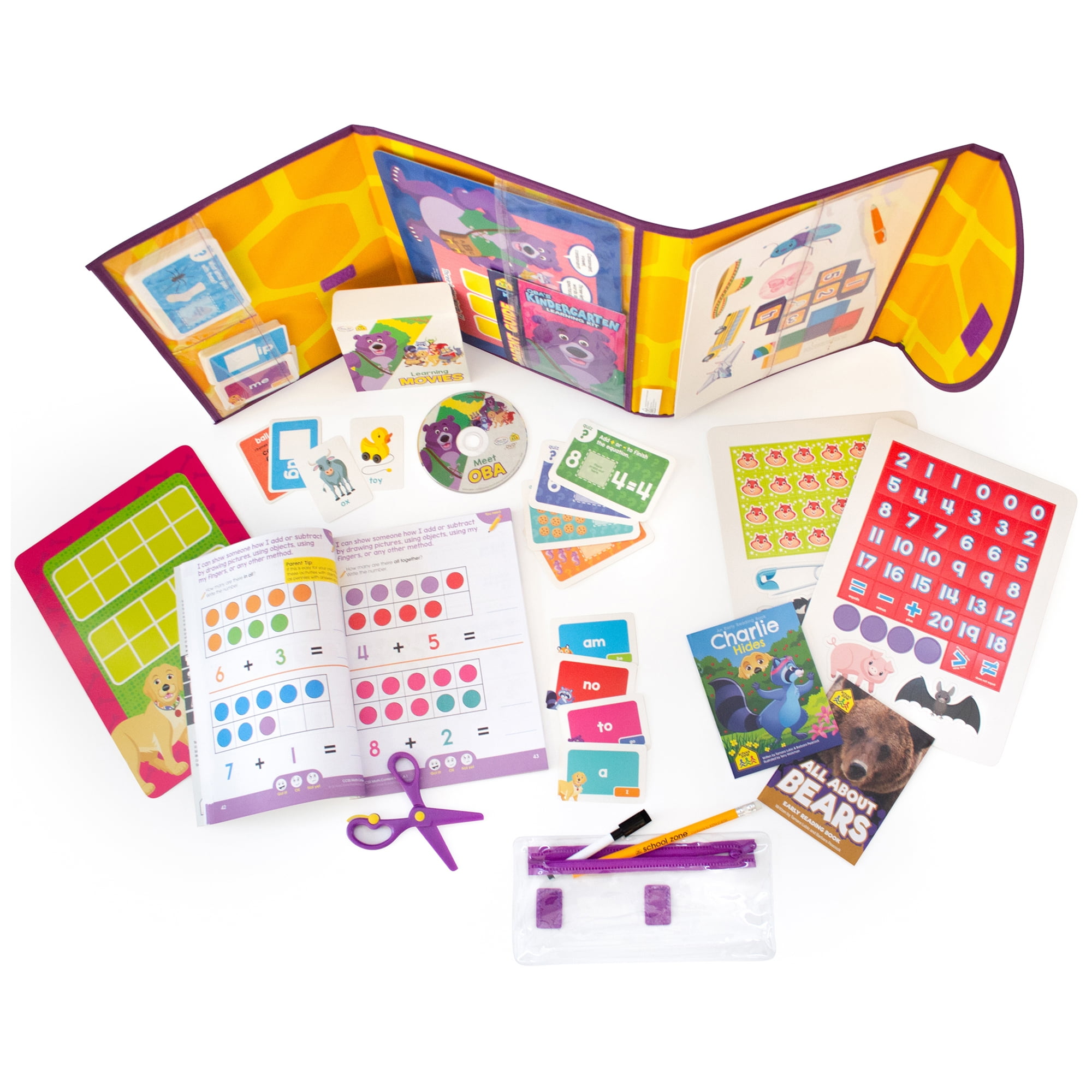 School Zone Oba's Kindergarten Learning Pack