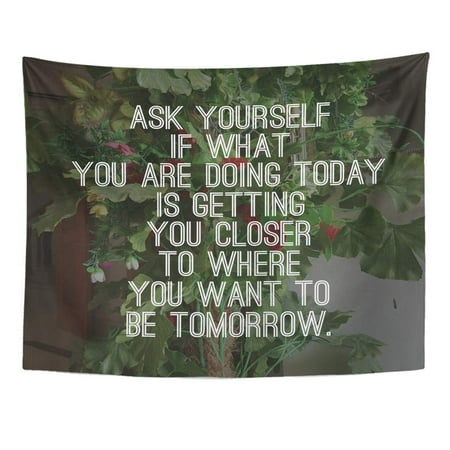 REFRED Saying on Life Best Inspirational and Motivational Sayings About Wisdom Positive Wall Art Hanging Tapestry Home Decor for Living Room Bedroom Dorm 51x60