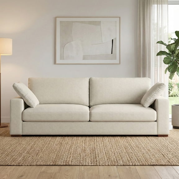 Charlie 96-inch Sofa in Tightly Woven Performance Fabric