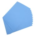 thumbnail image 2 of 10 piezas de cubierta de cuaderno con tapa dura, textura esmerilada gruesa, cubierta de diario con agujero de hongo azul para diario de bricolaje y álbum de recortes, 2 of 14
