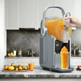 thumbnail image 2 of Slushie Machine 101oz No Ice Needed, Slushy Machine for Home with Portable Handle-Yellow, Frozen Drink Machine with 5 Preset Programs for Margaritas, Frappés, Milk Shake and More, LED Display, 2 of 11