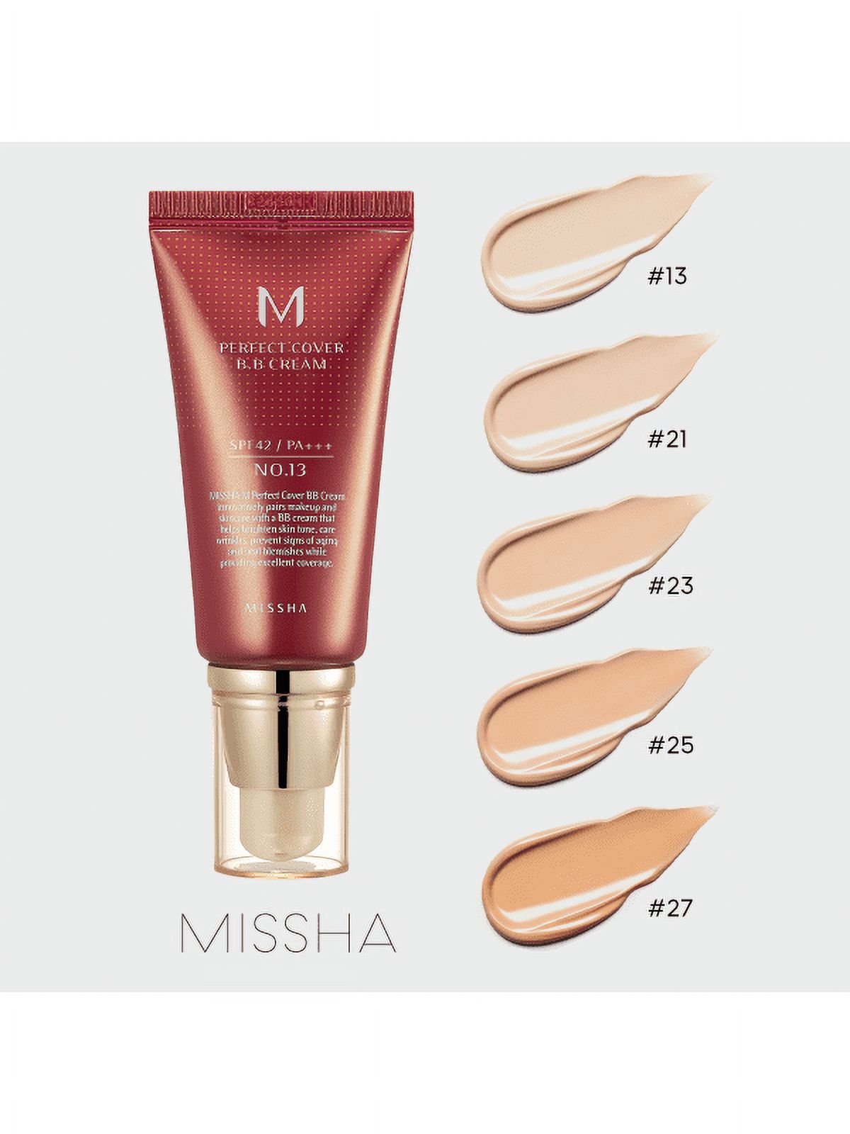Missha M Perfect Cover BB Cream SPF42, PA #23 - Natural Beige, 1.69 fl oz - image 2 of 6