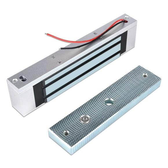 350LBS Electric Magnetic Door Lock, 180Kg Electromagnetic Electronic Magnetic Force Door Lock for Access Control Single Door DC12V Fail Safe NC Type