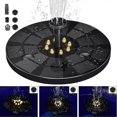 thumbnail image 5 of Upgraded Solar Water Fountain With 3w Led Light - Solar Powered Fountain With 8 Water Styles - Solar Powered Floating Fountain For Birdbath, Garden, P_Perfect Gift, 5 of 5