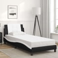thumbnail image 4 of vidaXL Bed Frame with LED Light Platform Base Bedroom Furniture Faux Leather, 4 of 117
