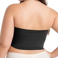 thumbnail image 3 of Lonomox Womens Plus Size Strapless Bras Wireless Push Up Bandeau Bras Solid Color Tube Tops, 3 of 6