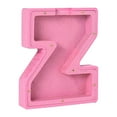 thumbnail image 1 of Fiudx Hucha de Madera Personalizada, Diseño de 26 Letras Del Alfabeto, Pegatinas de Nombre Diy, Juguete Educativo, Decoración para Dormitorio y Sala de Estar, Regalo de Cumpleaños Perfecto, Tamaño de, 1 of 2