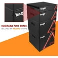 thumbnail image 6 of Yes4All 12 in Height Stackable Plyometric Box, for Crossfit Workout, Black, 6 of 7