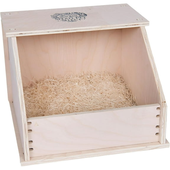Small Pet Select - Chicken Nesting Box, 15x15x11, for Hens Laying Eggs, Wooden, Chicken Coop Nest Box,