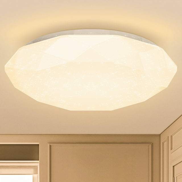 Aigostar Led Ceiling Light, Ip56 Waterproof, Yellow Light