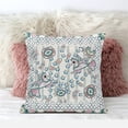 thumbnail image 2 of Amrita Sen Designs  16 x 16 in. Pond Peacock Broadcloth Indoor & Outdoor Zippered Pillow - Multi Color, 2 of 4