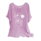 thumbnail image 1 of Blusas de Manga Corta para las Mujeres Mezcla de Lino de Ajuste Suelto Top de Bordado, Blusas para las Mujeres Casual, 1 of 3