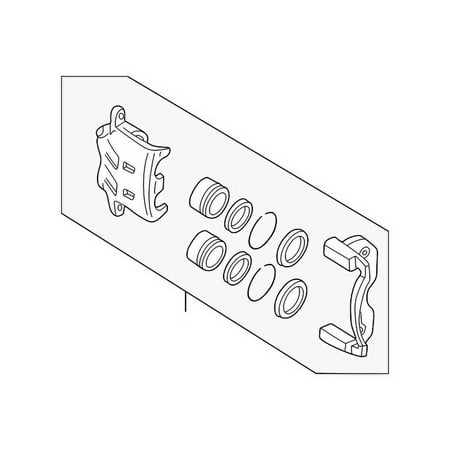 Genuine OE Mazda Disc Brake Caliper - T006-33-61X