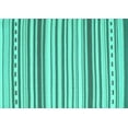 thumbnail image 1 of Ahgly Company Indoor Rectangle Southwestern Turquoise Blue Country Area Rugs, 7' x 10', 1 of 4