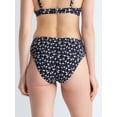 thumbnail image 3 of Free Assembly Women's and Women's Plus Banded High Waisted Print Bikini Bottoms, Sizes XS-3X, 3 of 5