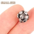 thumbnail image 2 of Miangastore 90pcs Diy Jewelry Making Beads Spacer Beads Loose Beads Inlaid with Rhinestone, 2 of 9