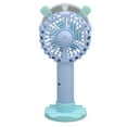 thumbnail image 3 of Handheld Fan Automatic Spraying USB Charging Humanized Grille Design Low Noise 3 Speed Portable Fan for Travel Blue, 3 of 5