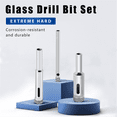 thumbnail image 3 of Glass Drill Bit Set- Drill Bits Glass Hole Saw Bottle Extractor Remover Tool, 3 of 5
