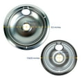 thumbnail image 5 of Mainstays R101C4 Universal Chrome Plated Drip Bowls, Set of 4. 2 Large and 2 Small, 5 of 8